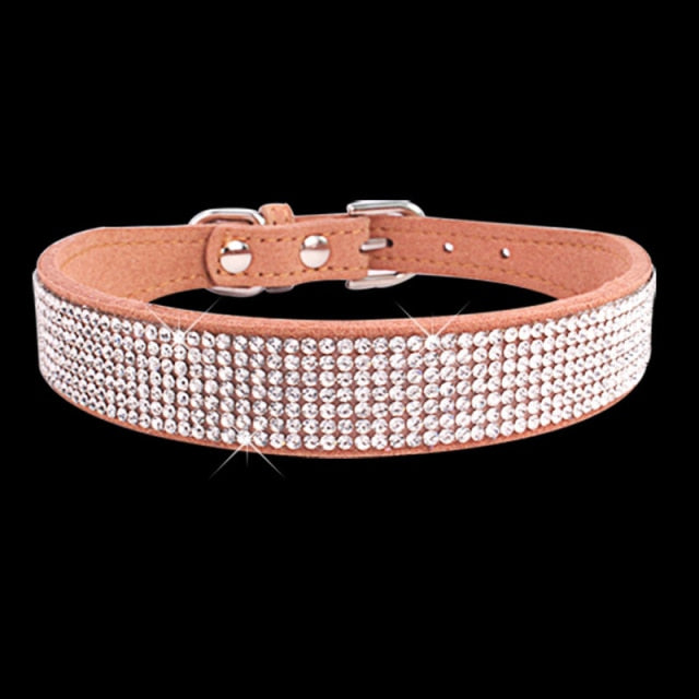 Collars PU Leather Small Bling