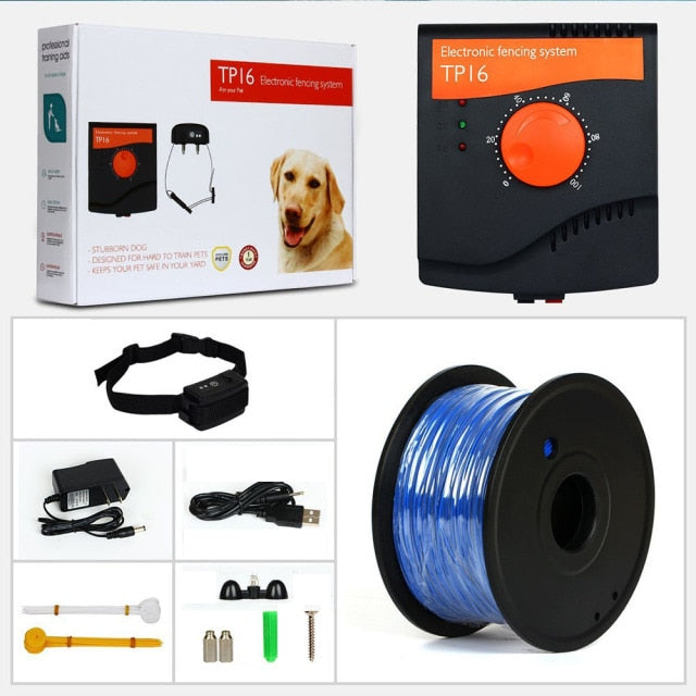 Pet Electric Fence System Rechargeable Waterproof