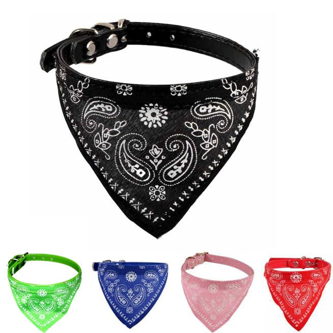 Adjustable Pet Scarf Bandana Collar Neck