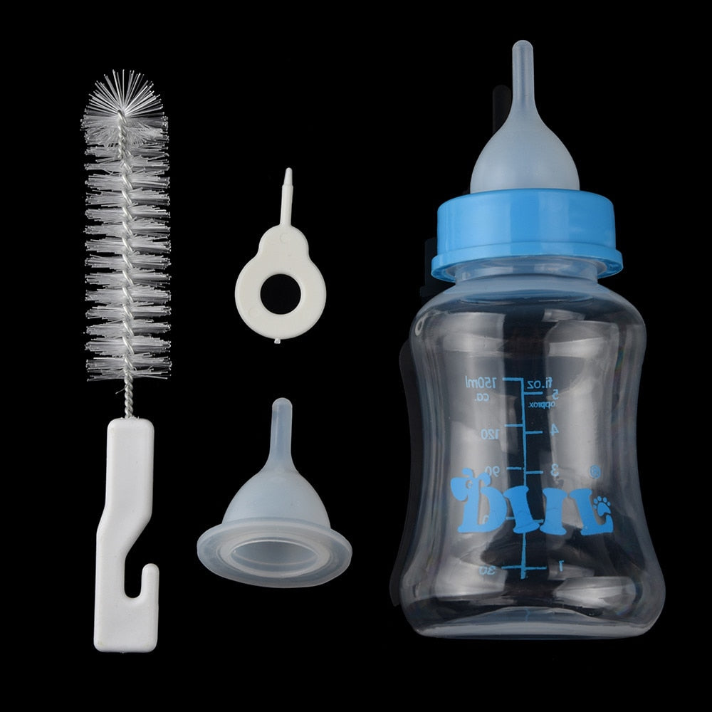 Kitten Baby Animal Feeding Bottle Nursing Set